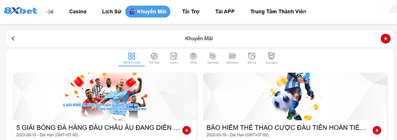 Khuyến mãi 8xbet