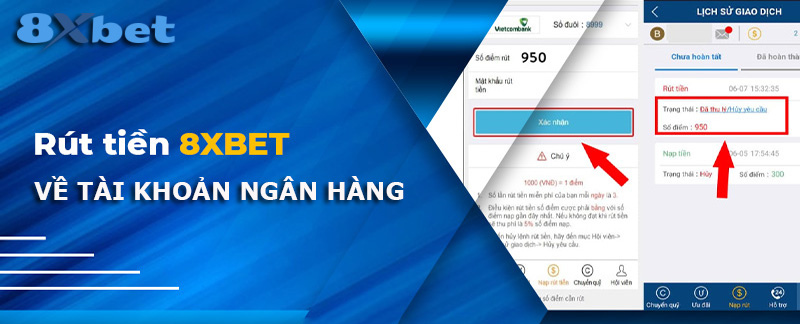 Rút tiền 8xbet